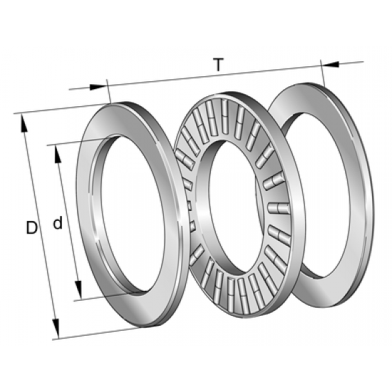 INA 89312-TV Cylindrical roller  thrust bearings