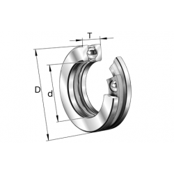 FAG 51230MP Thrust deep groove ball bearings