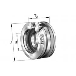 FAG 54205 Thrust deep groove ball bearings