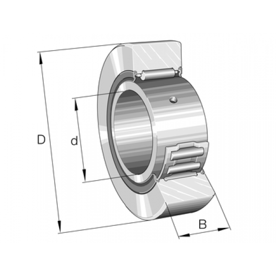 INA NA22/6-2RSR Support  rollers