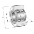 INA PWTR40-2RS-XL Support  rollers
