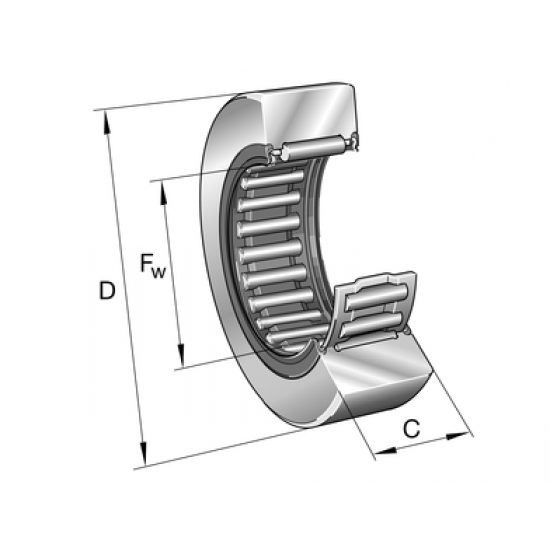 INA RNA22/8-2RSR Support  rollers