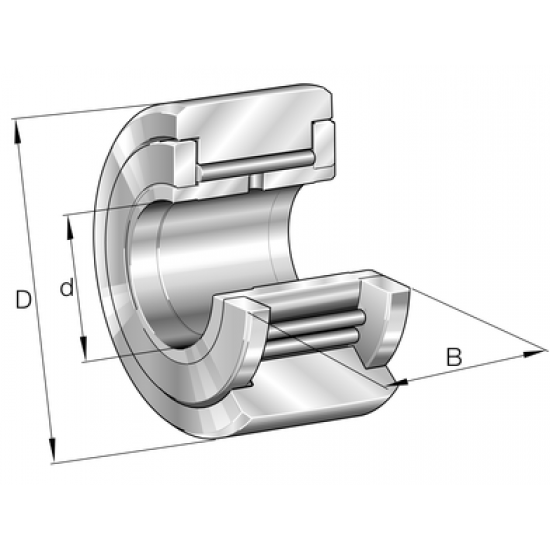 INA NATV5 Support  rollers