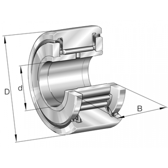 INA NATR12-PP-A Support  rollers