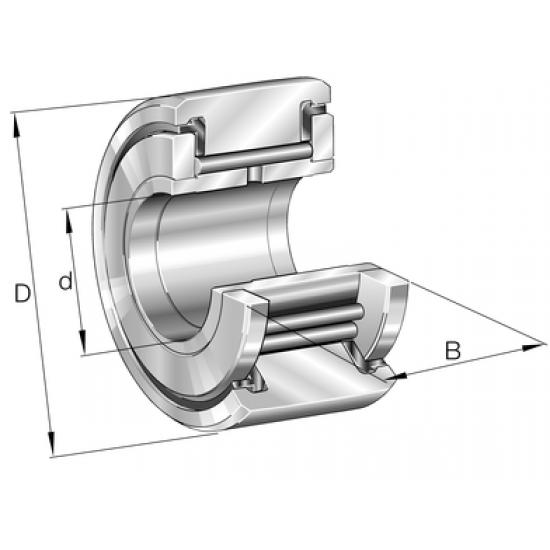 INA NATV50-PP-A Support  rollers