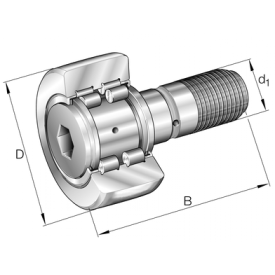 INA PWKR52-2RS-XL Support  rollers