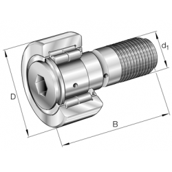 INA NUKR80-A Support  rollers
