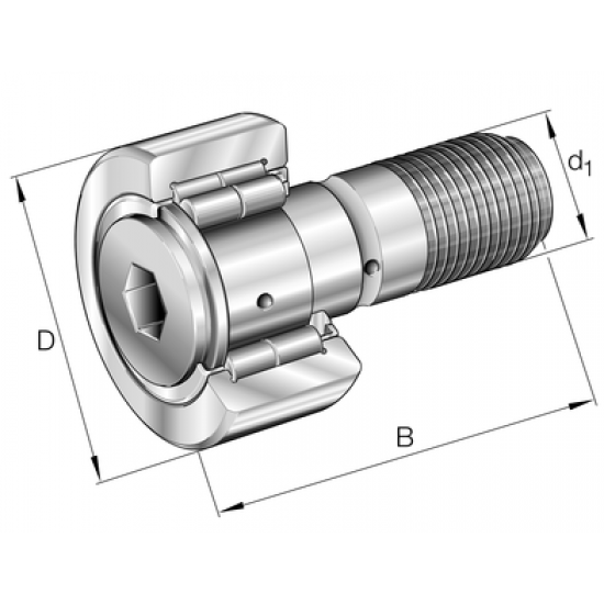 INA NUKR72-NM Support  rollers