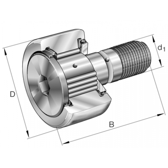 INA KRV80-PP-A Support  rollers