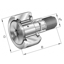 INA KRE19-PP-A Support  rollers