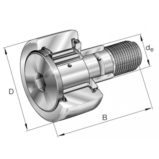 INA KRE80-PP-A Support  rollers