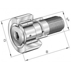 INA NUKRE35-A Support  rollers