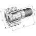 INA NUKRE40-A Support  rollers