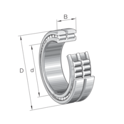 INA SL024836-A Cylindrical roller bearing