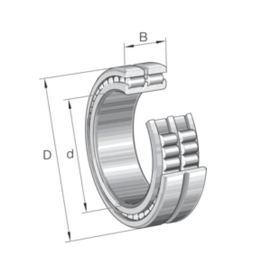 INA SL024840 Cylindrical roller bearing