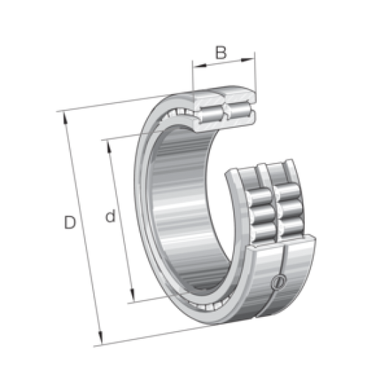 INA SL014832-A Cylindrical roller bearing