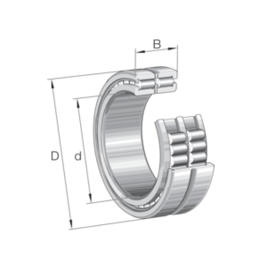 INA SL185017-A Cylindrical roller bearing
