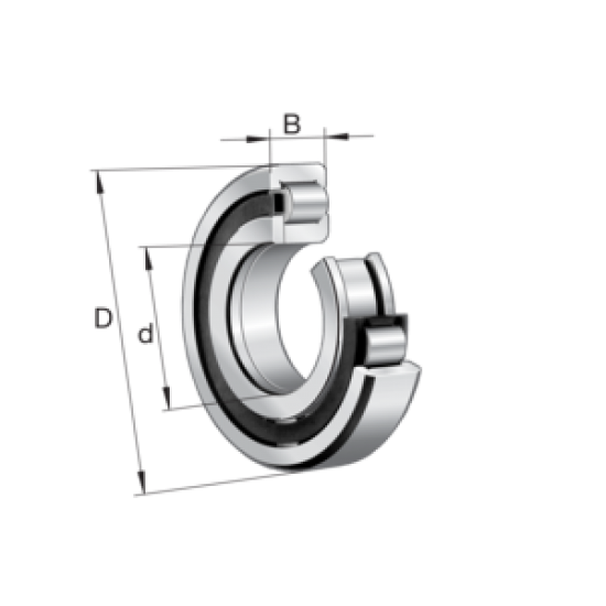 FAG NUP2210-E-XL-TVP2#E Cylindrical roller bearing
