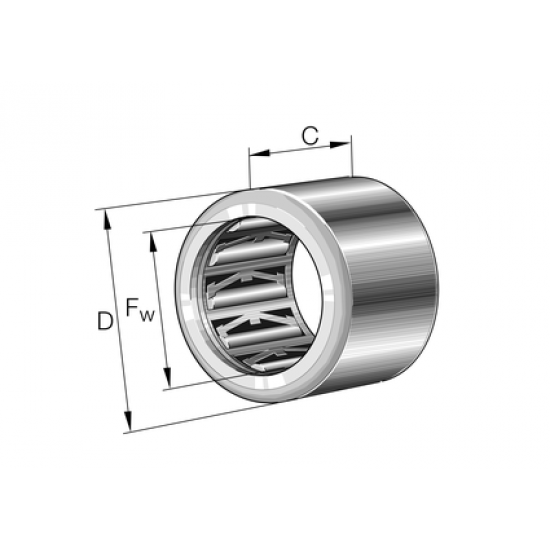 INA HF0406-KF-A-L564 Drawn cup roller clutch