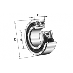 INA 3004-2Z Thin section bearings