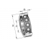 FAG HCS71920-E-T-P4S-UL Angular contact ball bearings