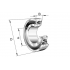 FAG 2200-2RS-TVH#E Self-aligning ball bearing