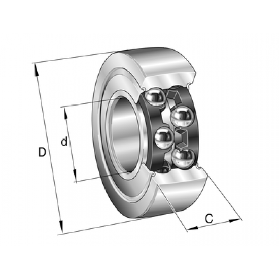 INA LR5202-2Z-TVH-XL roller