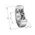 INA LR204-2RSR roller