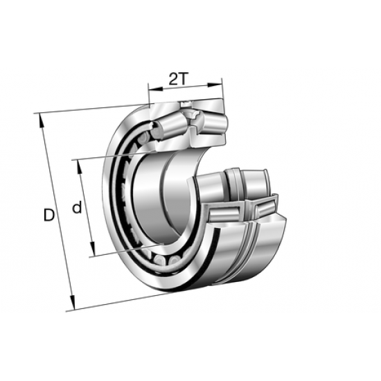 FAG 31328-X-XL-DF-A160-200 Matched tapered roller bearing
