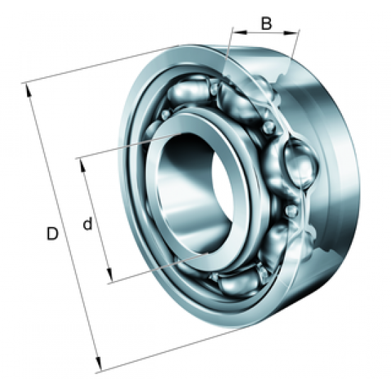 FAG 6220 Deep groove ball bearings