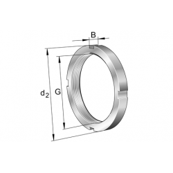 FAG KM24 Lock nut
