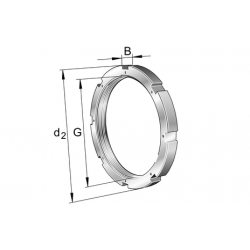 FAG HM3072 Lock nut
