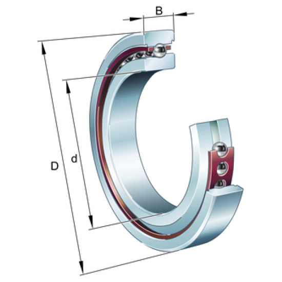 FAG HS7007-C-T-P4S-UL Angular contact ball bearings