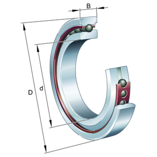 FAG HC7008-E-T-P4S-UL Angular contact ball bearings