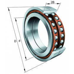 FAG BAX90-F-T-P4S-DBL-GA21#E Thin section bearings