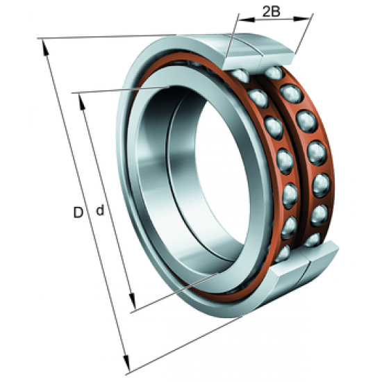 FAG BAX90-F-T-P4S-DBL-GA21#E Thin section bearings